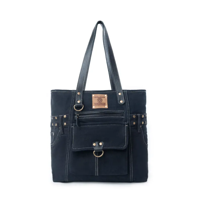 Myra Desert Trail Tote Bag in Midnight Coal sold by Myra Bag