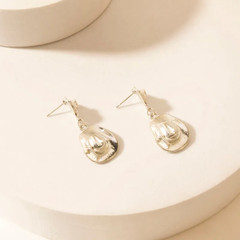 Prairie Moon Earrings in Desert Steel sold by Myra Bag