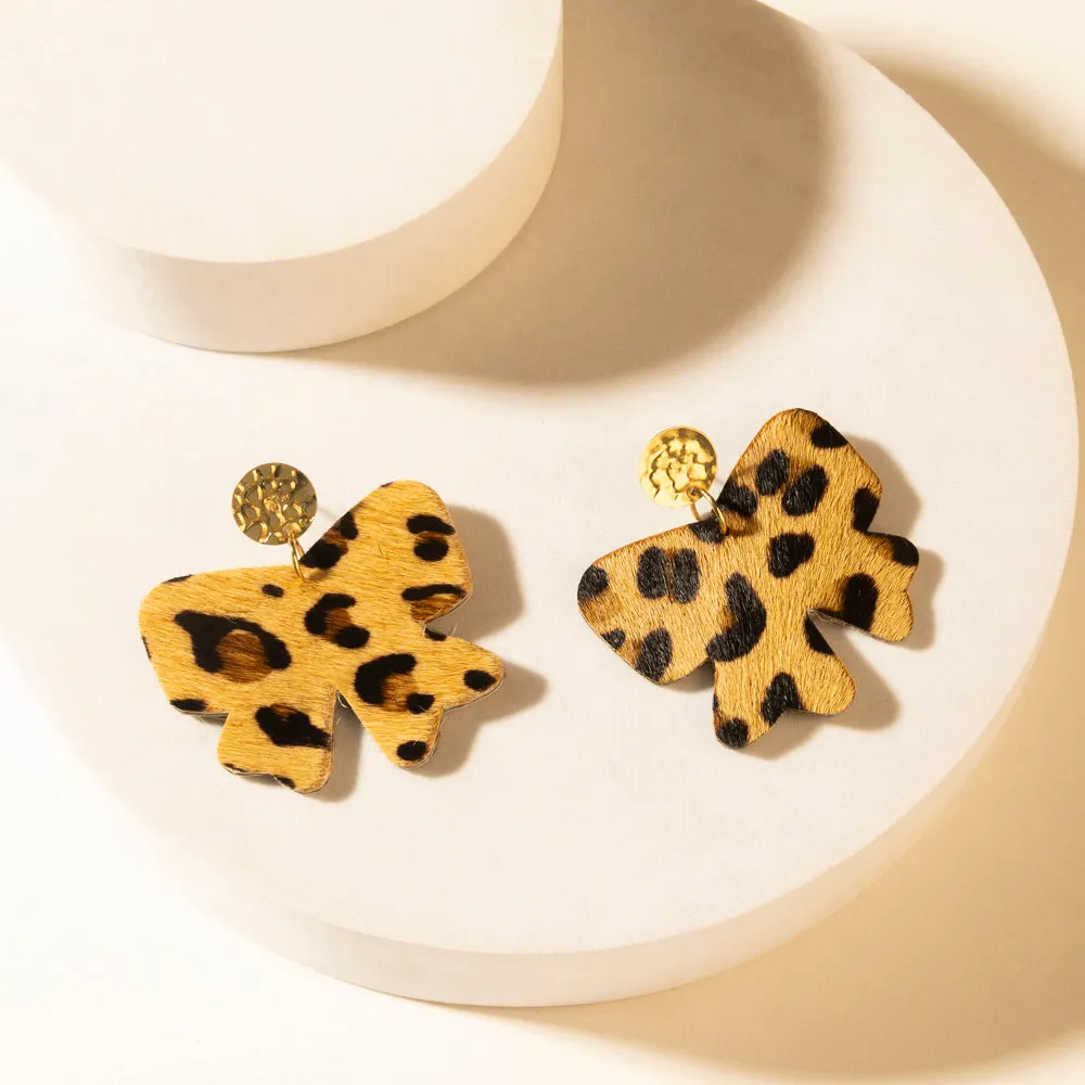 Desert Prowl Hairon Earrings in Savannah Tan sold by Myra Bag product image thumbnail 3