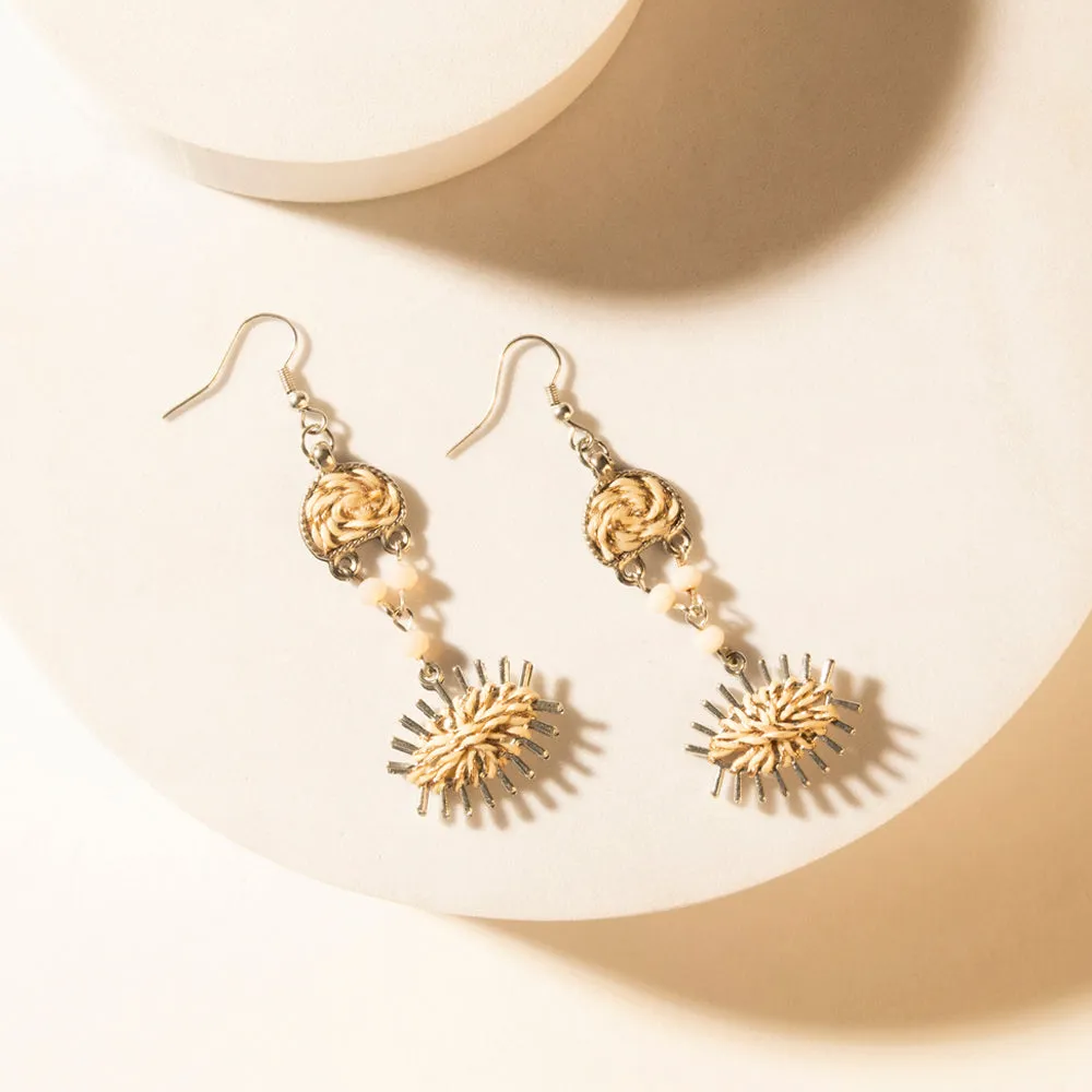 Sunburst Trail Earrings in Prairie Gold sold by Myra Bag product image thumbnail 2
