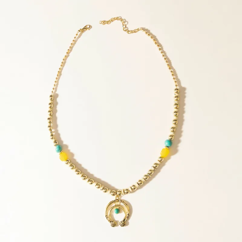Sunshine Naja Necklace in High Noon sold by Myra Bag