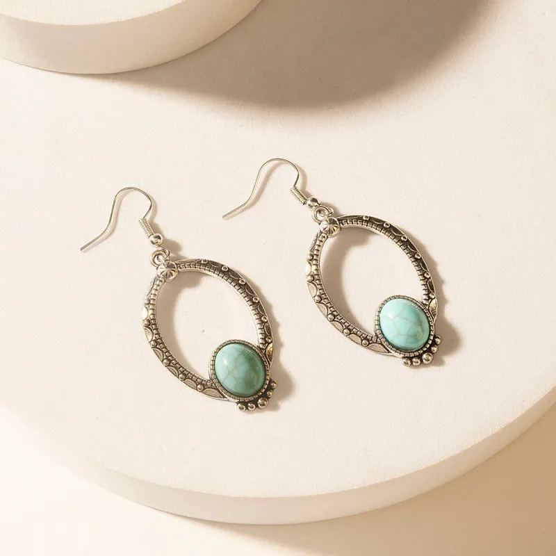 Crescent Sky Earrings in Moon Blue sold by Myra Bag