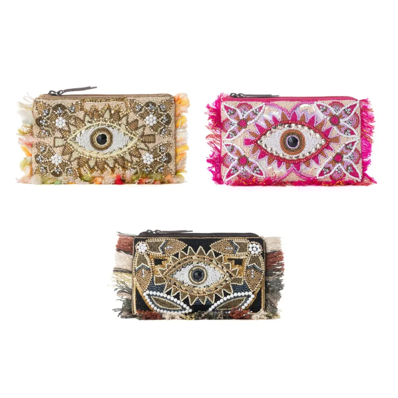 Eye of the Storm Beaded Pouch Variant Combo sold by Myra Bag