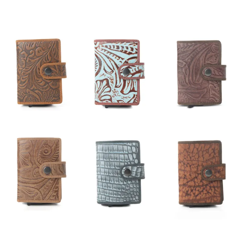 Wild Rose Leather Credit Card Holder Variant Combo sold by Myra Bag