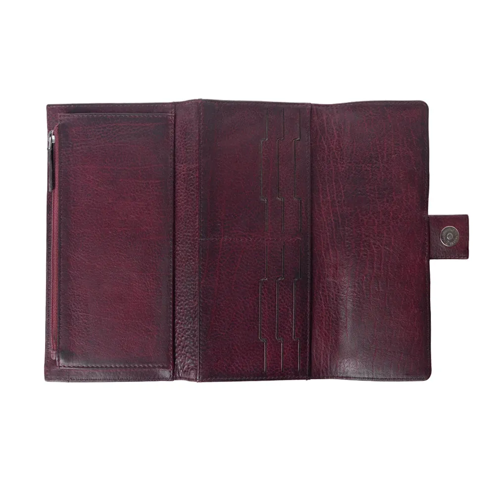 Zidana Santa Fe Woven Veg Tanned Leather Wallet Variant Combo sold by Myra Bag product image thumbnail 5