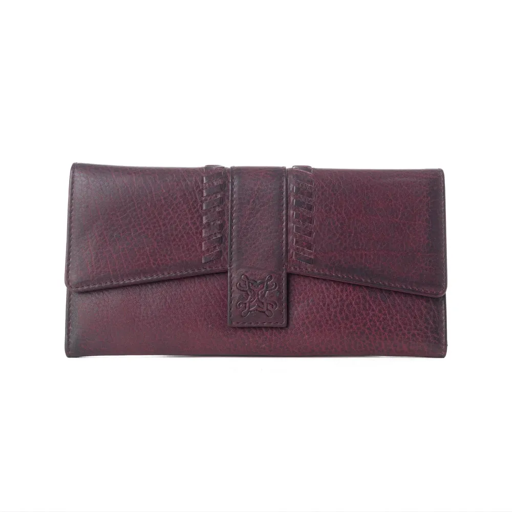 Zidana Santa Fe Woven Veg Tanned Leather Wallet Variant Combo sold by Myra Bag product image thumbnail 2