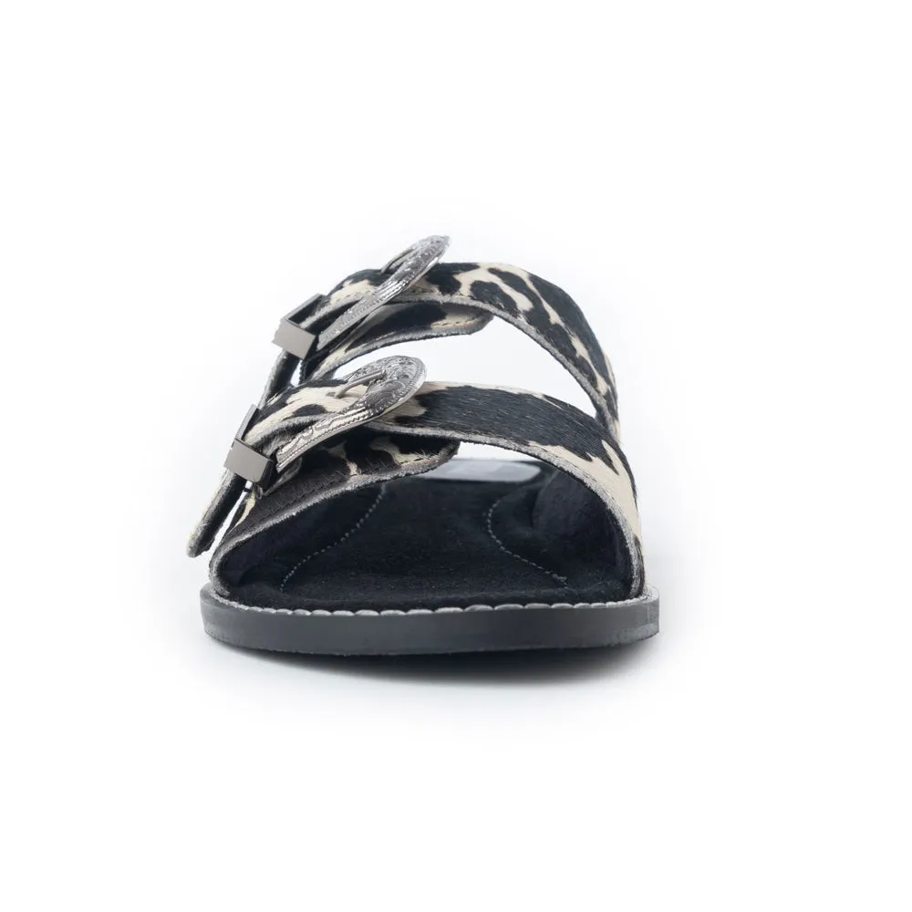 Midnight Grove Hairon Leather Sandals in Ranch Ivory sold by Myra Bag product image thumbnail 3