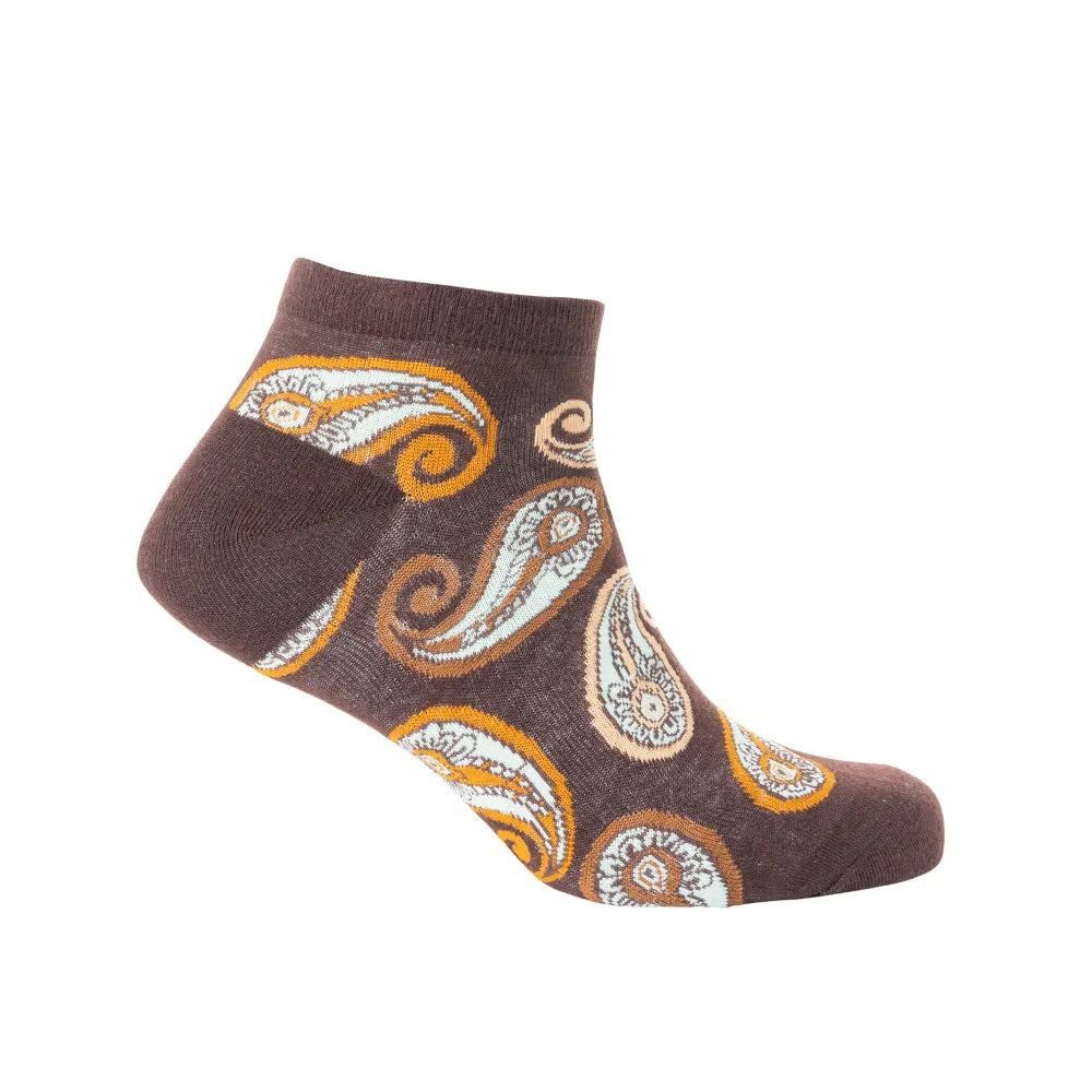 🎁 Sunshine Swirl Suzie Ankle Socks In Brown (100% off) sold by Myra Bag product image thumbnail 2