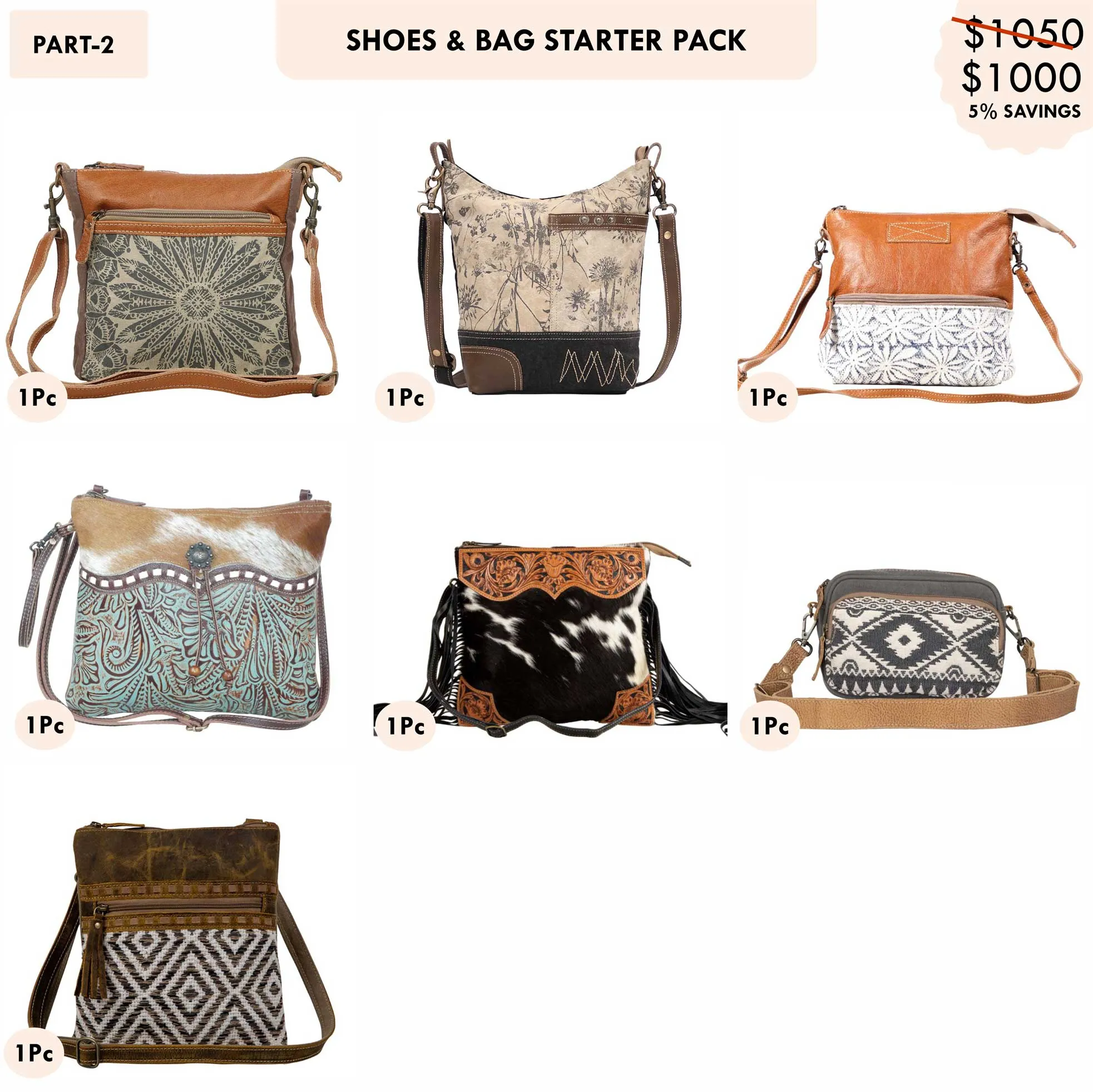 Starter Pack $1000 - Western Shoes & Bags sold by Myra Bag product image thumbnail 2