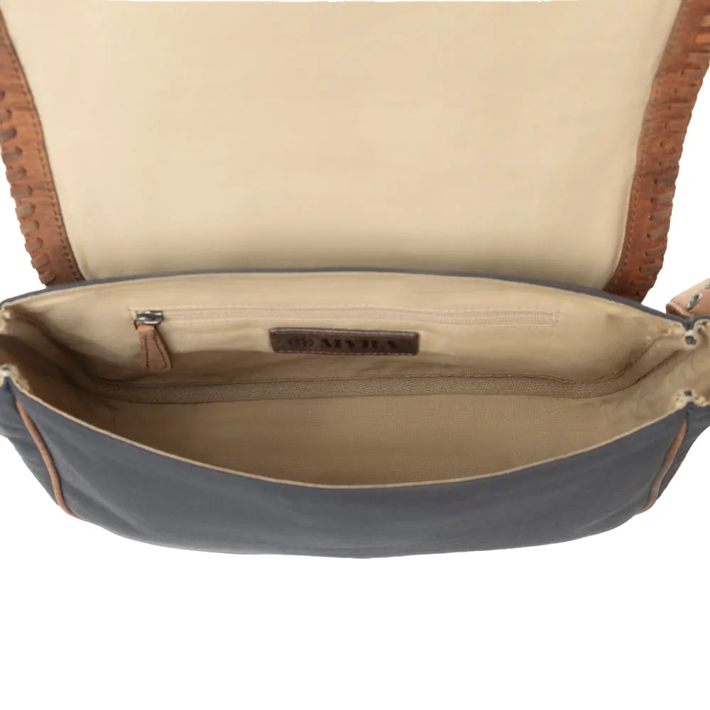 Myra Outlaw's Travels Leather Shoulder Bag in Copper Tan sold by Myra Bag product image thumbnail 5