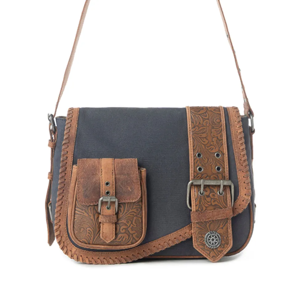 Outlaw's Travels Leather Shoulder Bag Variant Combo sold by Myra Bag product image thumbnail 3