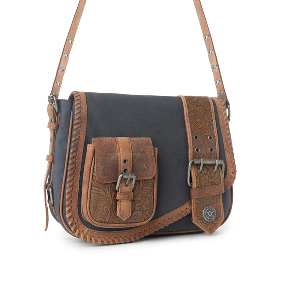 Outlaw's Travels Leather Shoulder Bag Variant Combo sold by Myra Bag product image thumbnail 4