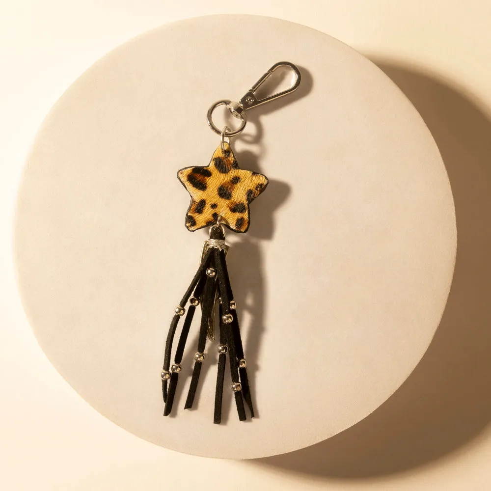 Rodeostar Fringe Keychain in Desert Hide Mix sold by Myra Bag product image thumbnail 2