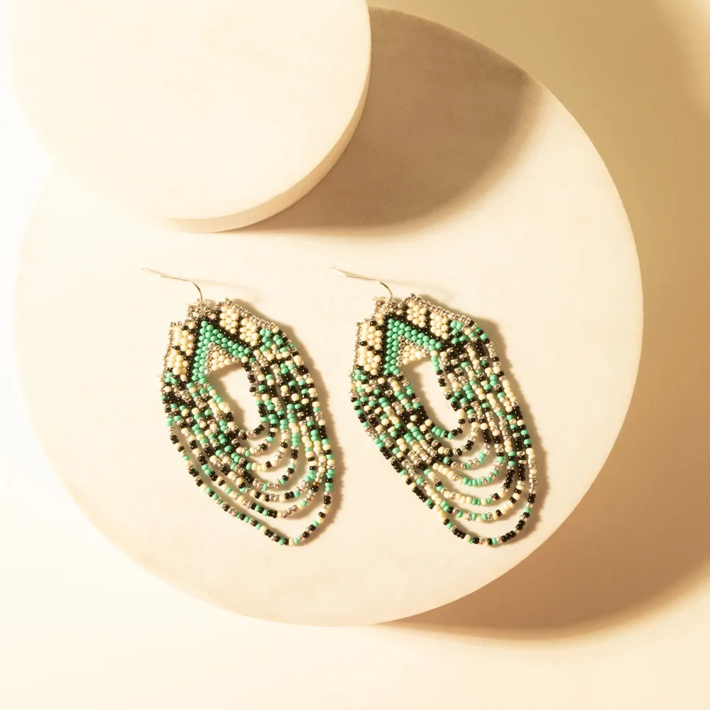 Cheyenne Drape Earrings in Sonora Turquoise sold by Myra Bag