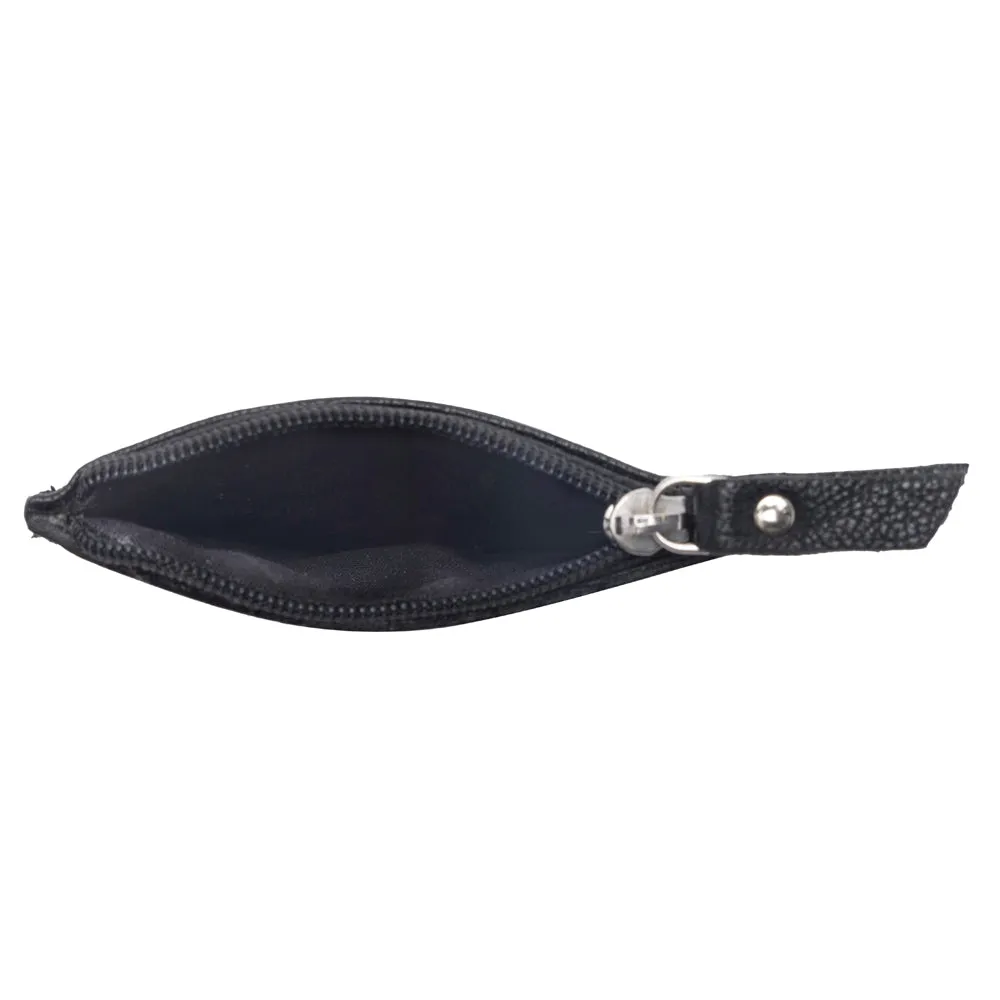 Briar Creek Handtooled Leather Credit Card Holder in Ebony Caramel sold by Myra Bag product image thumbnail 4