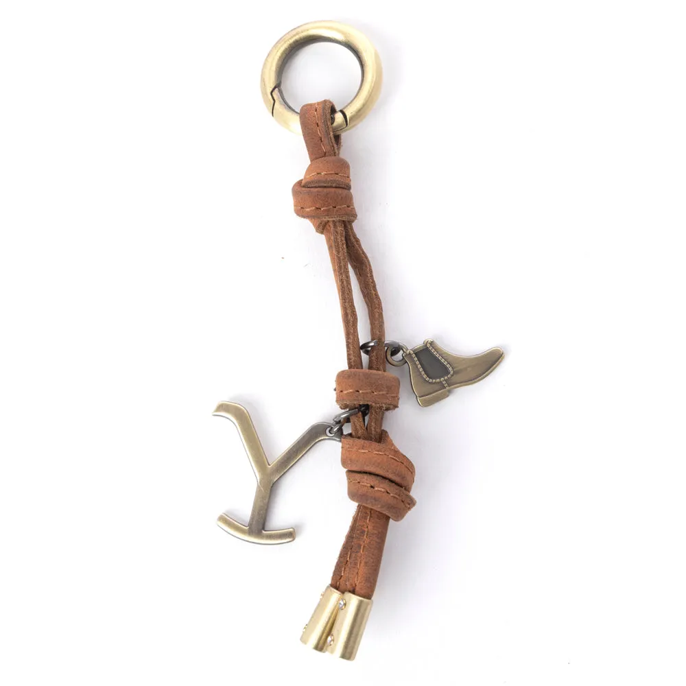 Yellowstone Longhorn Leather Key Fob Variant Combo sold by Myra Bag product image thumbnail 3