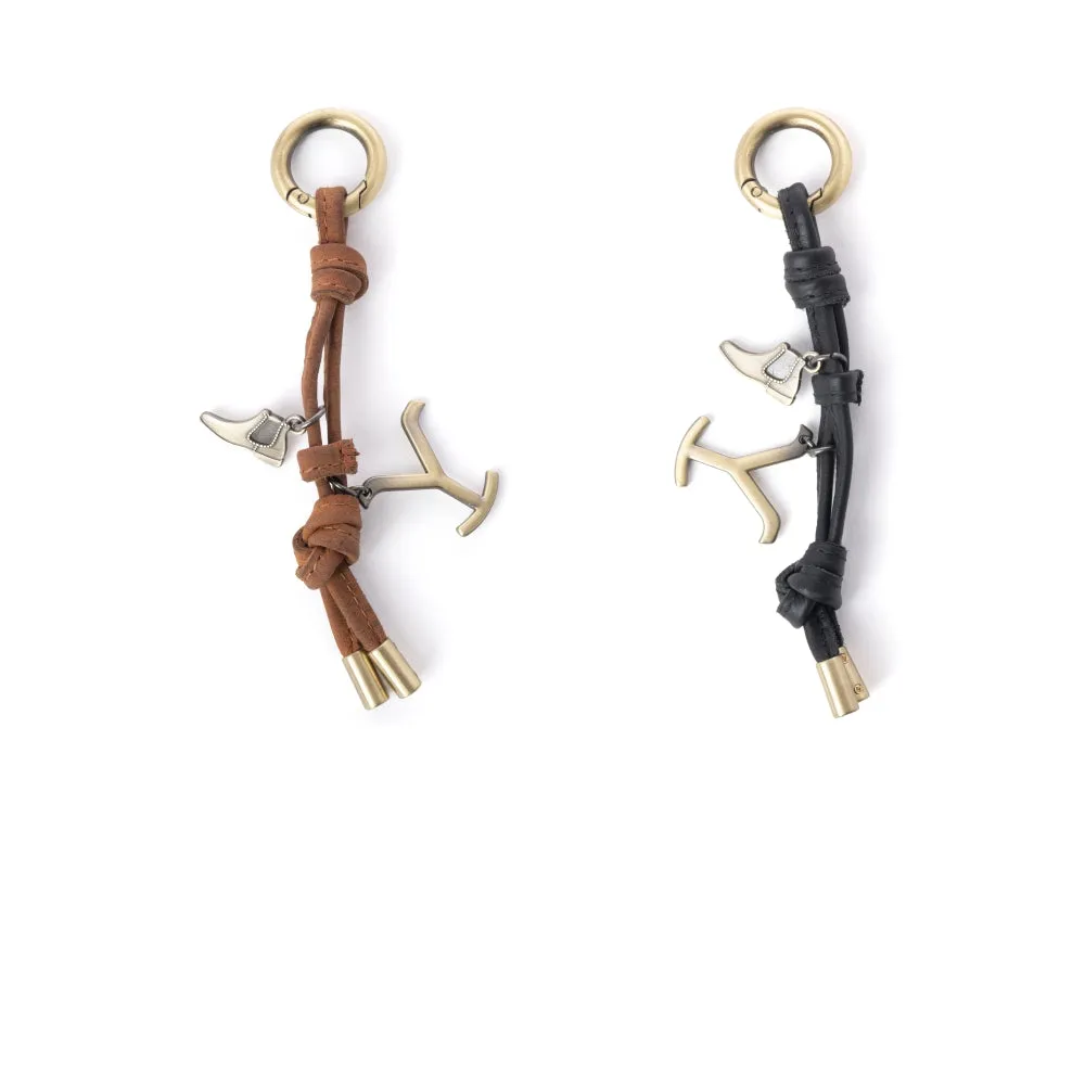 Yellowstone Longhorn Leather Key Fob Variant Combo sold by Myra Bag