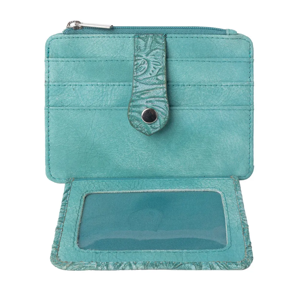 Driftwood Cove Embossed Leather Credit Card Holder Variant Combo sold by Myra Bag product image thumbnail 5