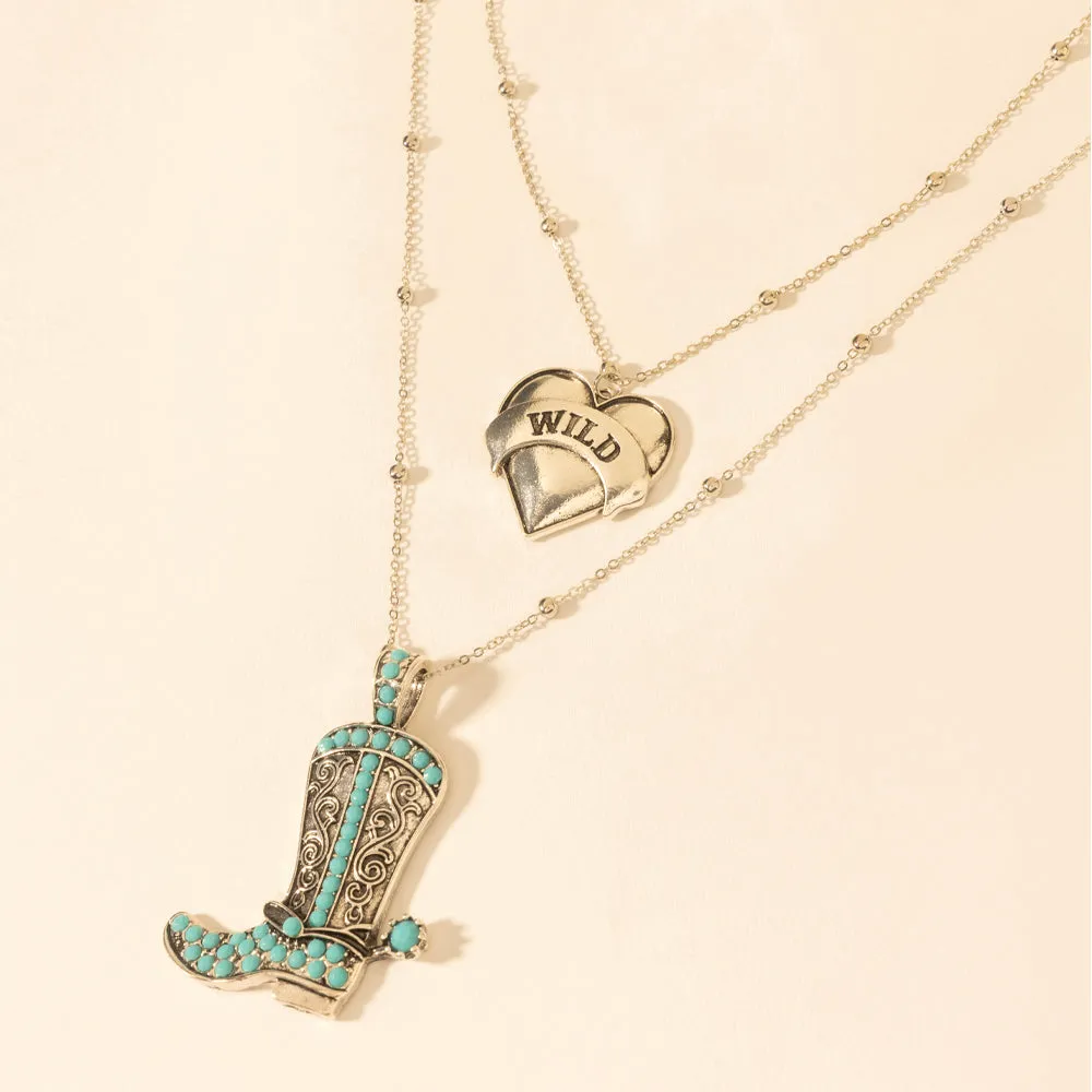 Wild Star Stomping Necklace in Desert Turquoise sold by Myra Bag product image thumbnail 2
