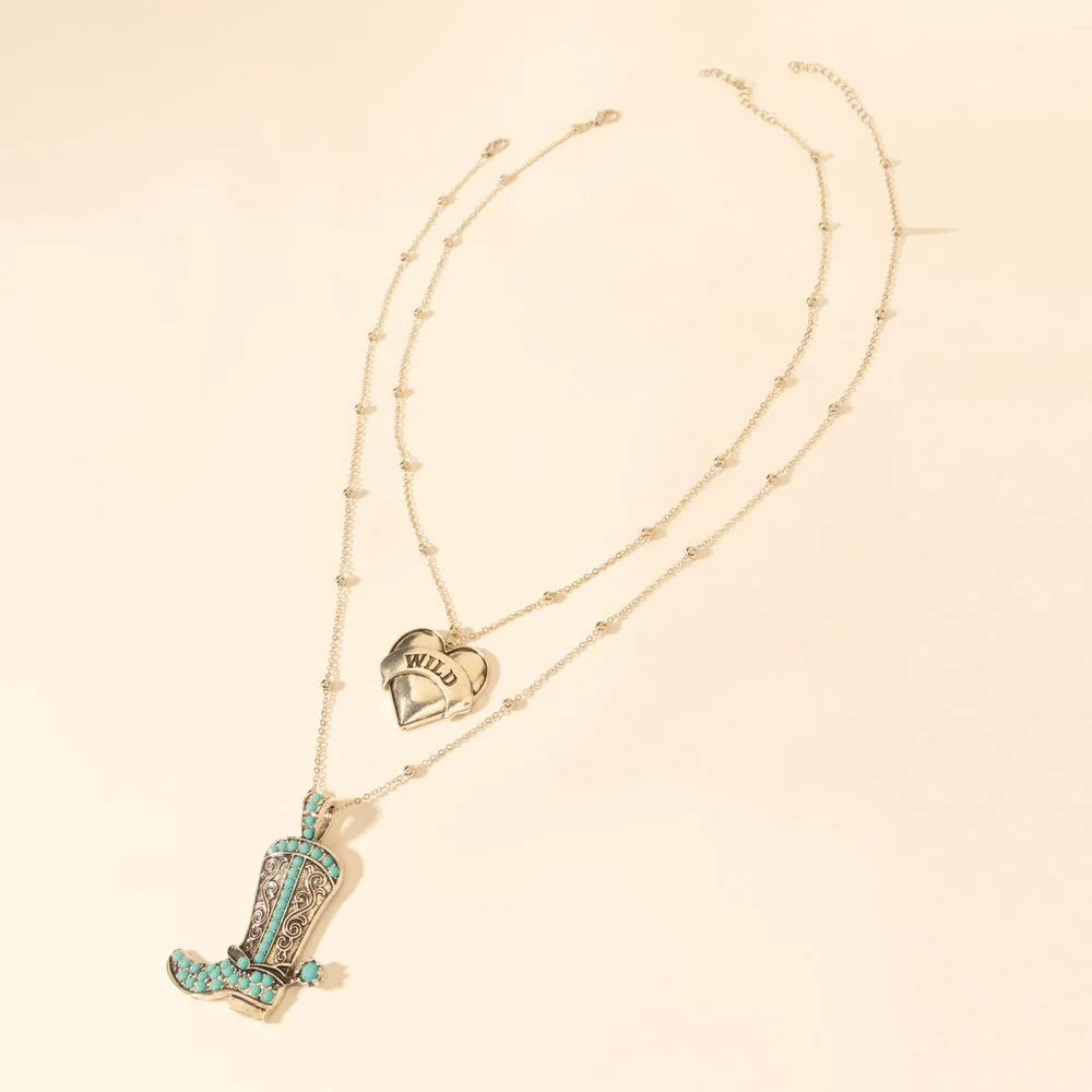Wild Star Stomping Necklace in Desert Turquoise sold by Myra Bag product image thumbnail 3