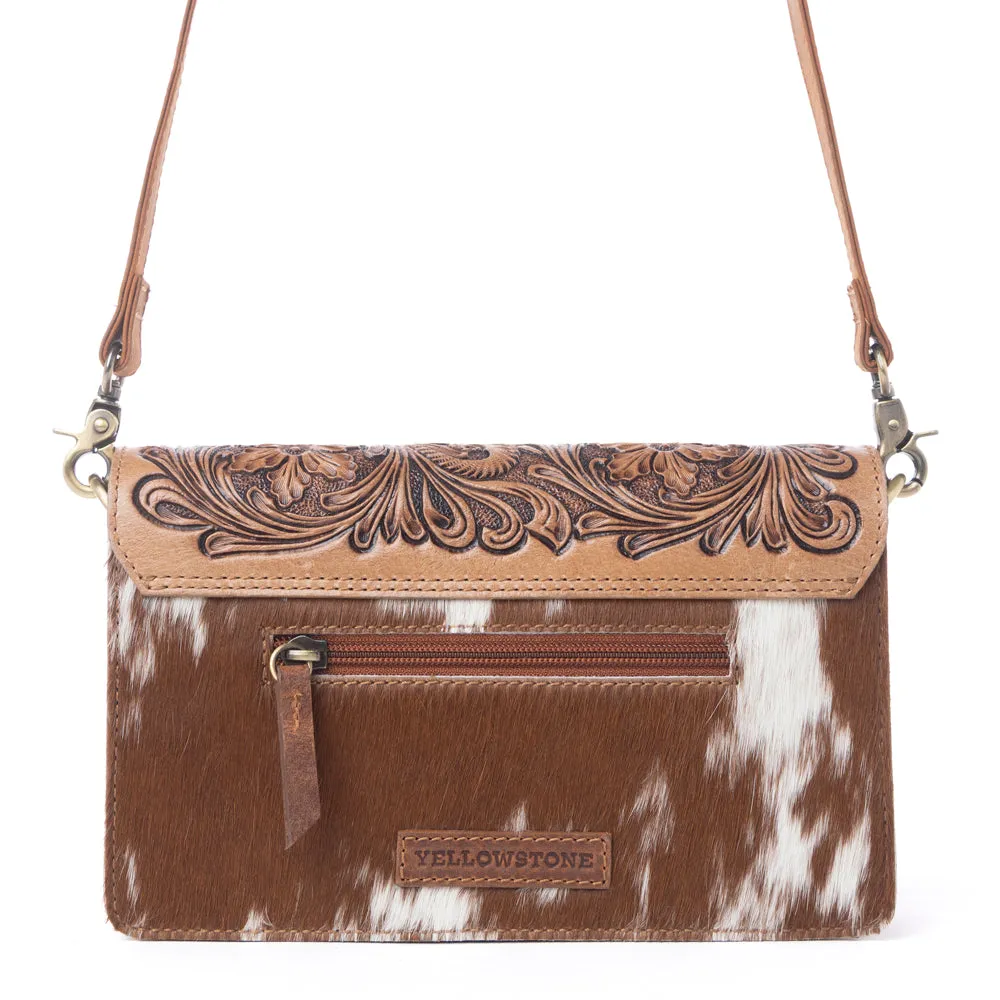 Yellowstone Russet Valley Handtooled Bag in Warm Chestnut sold by Myra Bag product image thumbnail 3