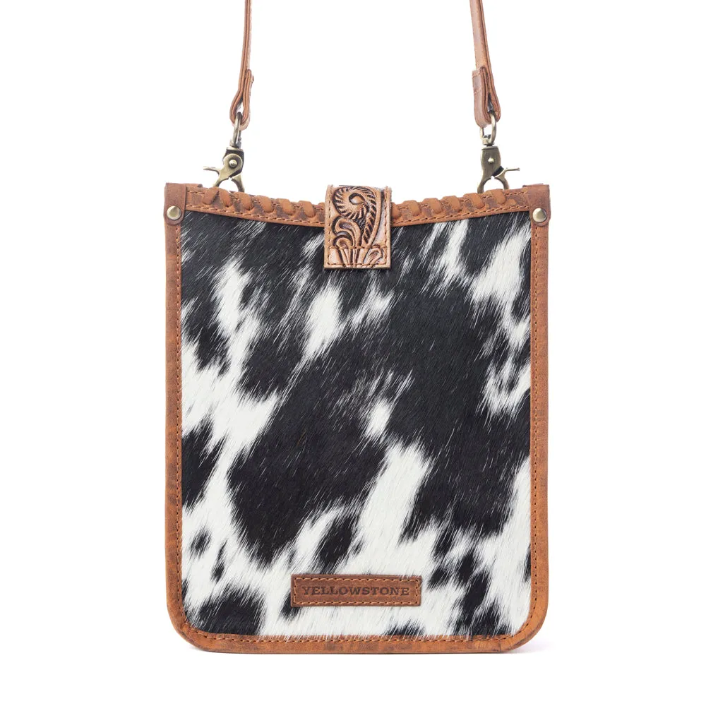 Yellowstone Snowfield Handtooled Bag in Cream Auburn sold by Myra Bag product image thumbnail 3