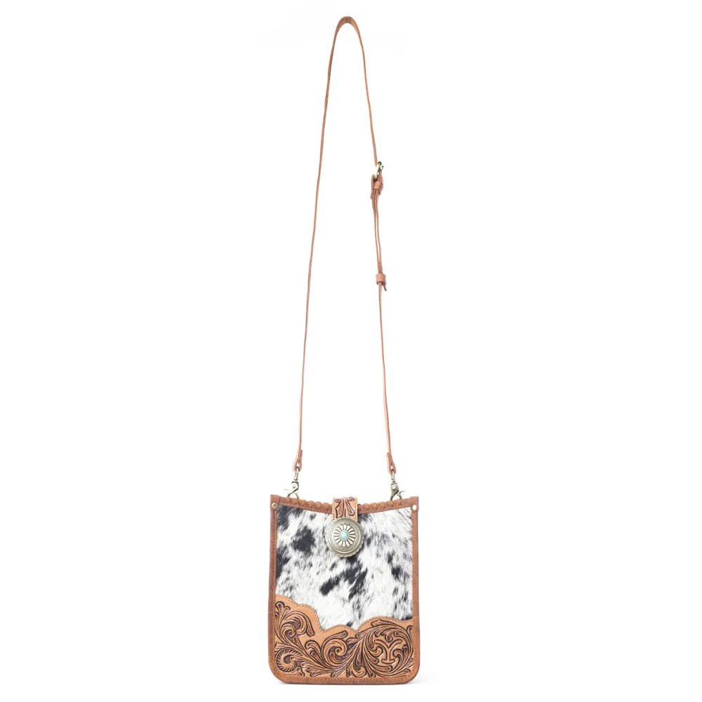 Yellowstone Snowfield Handtooled Bag in Cream Auburn sold by Myra Bag product image thumbnail 4
