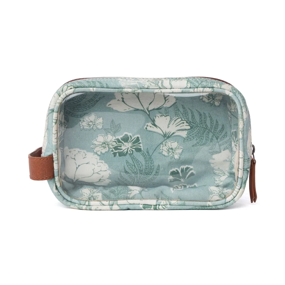 Willow Grove Cotton & Plastic Men's Shaving Kit in Eucalyptus Mist sold by Myra Bag