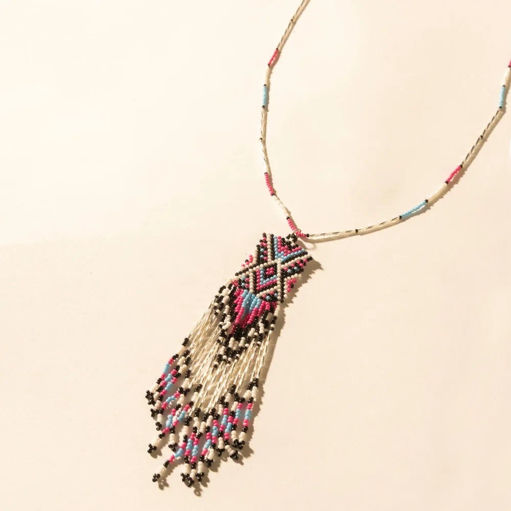 Sky and Coral in necklace in Turquoise sold by Myra Bag product image thumbnail 2