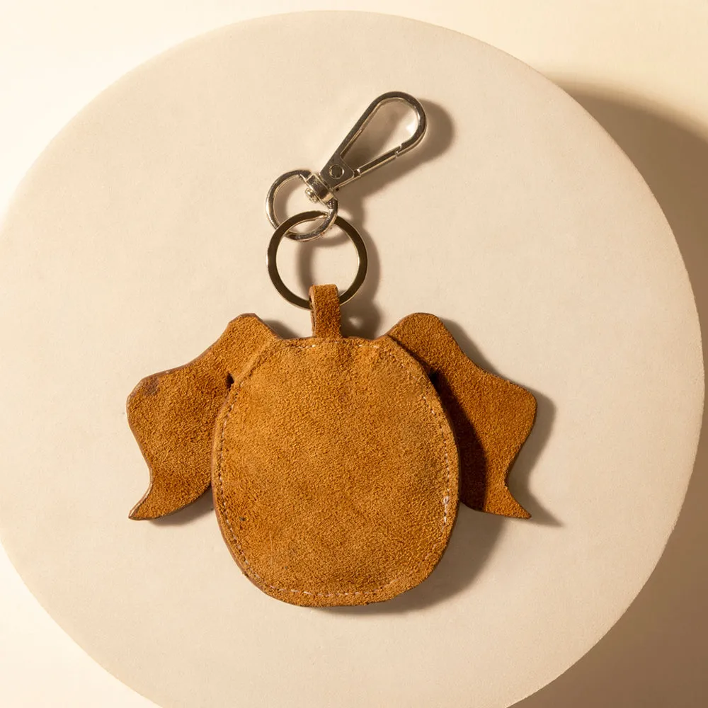 Ranch Pup Charm Keychain in Rawhide Tan Mix sold by Myra Bag product image thumbnail 2