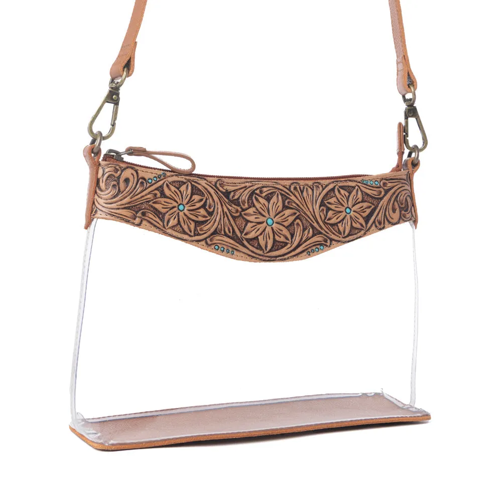 Rodeo Frontier Clear Bag in Bridle Biscuit sold by Myra Bag product image thumbnail 2