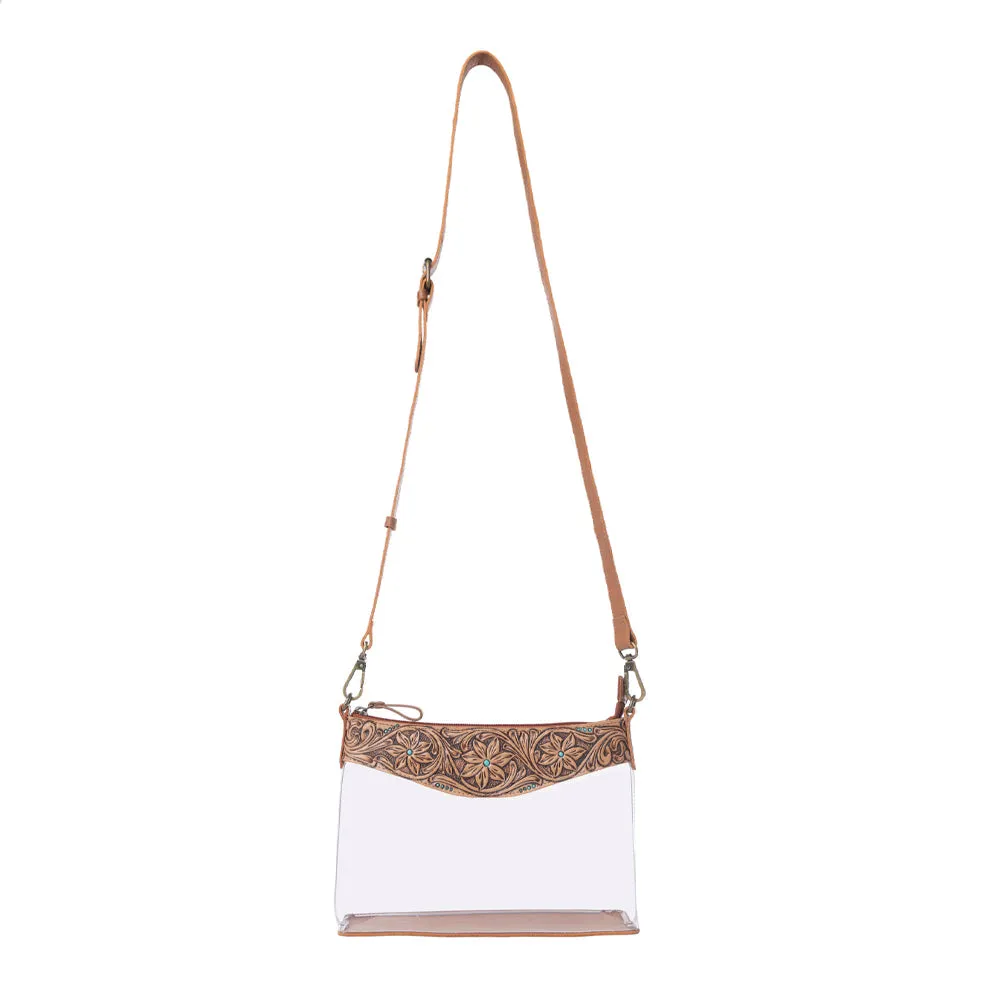 Rodeo Frontier Clear Bag in Bridle Biscuit sold by Myra Bag product image thumbnail 4