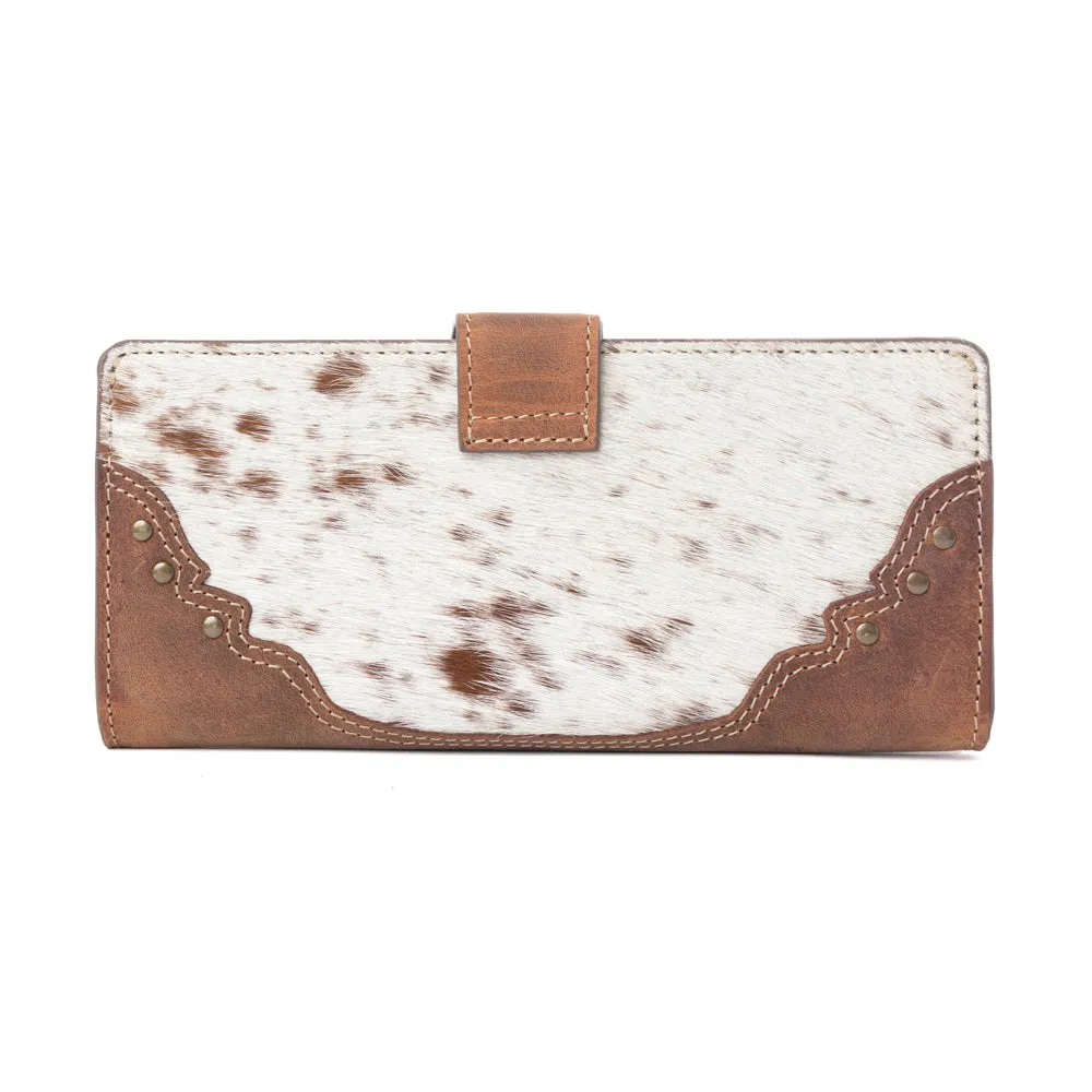 Cedarbar Hairon Leather Women’s Wallet in Honey Drift sold by Myra Bag product image thumbnail 3