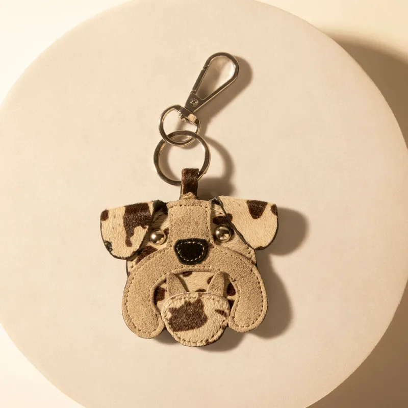 Dustpaw Hide Keychain in Desert Hide Mix made by Myra Bag