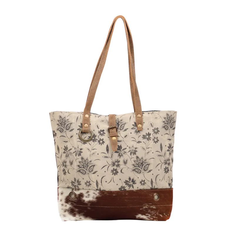 Bract Print Tote Bag made by Myra Bag