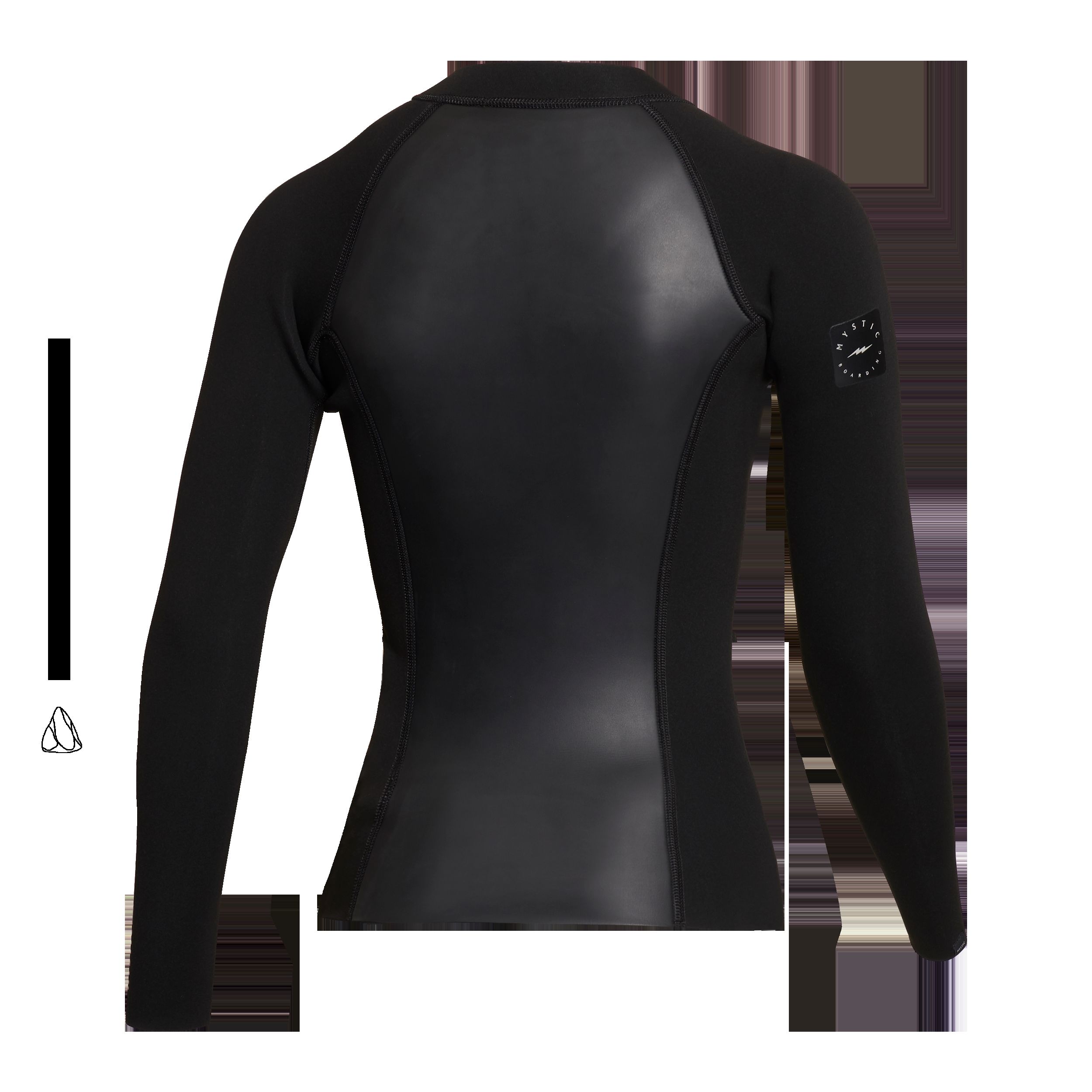 Sway L/S Neoprene Vest 2mm Fzip Women sold by Mystic product image thumbnail 2