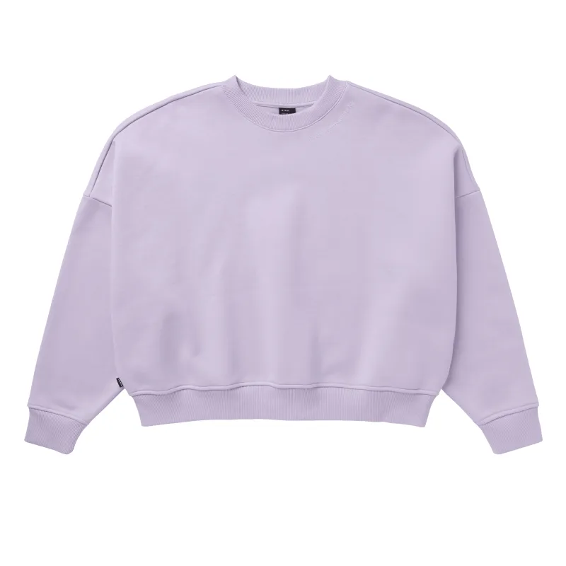 Dropped Shoulder Crew Sweat Women made by Mystic