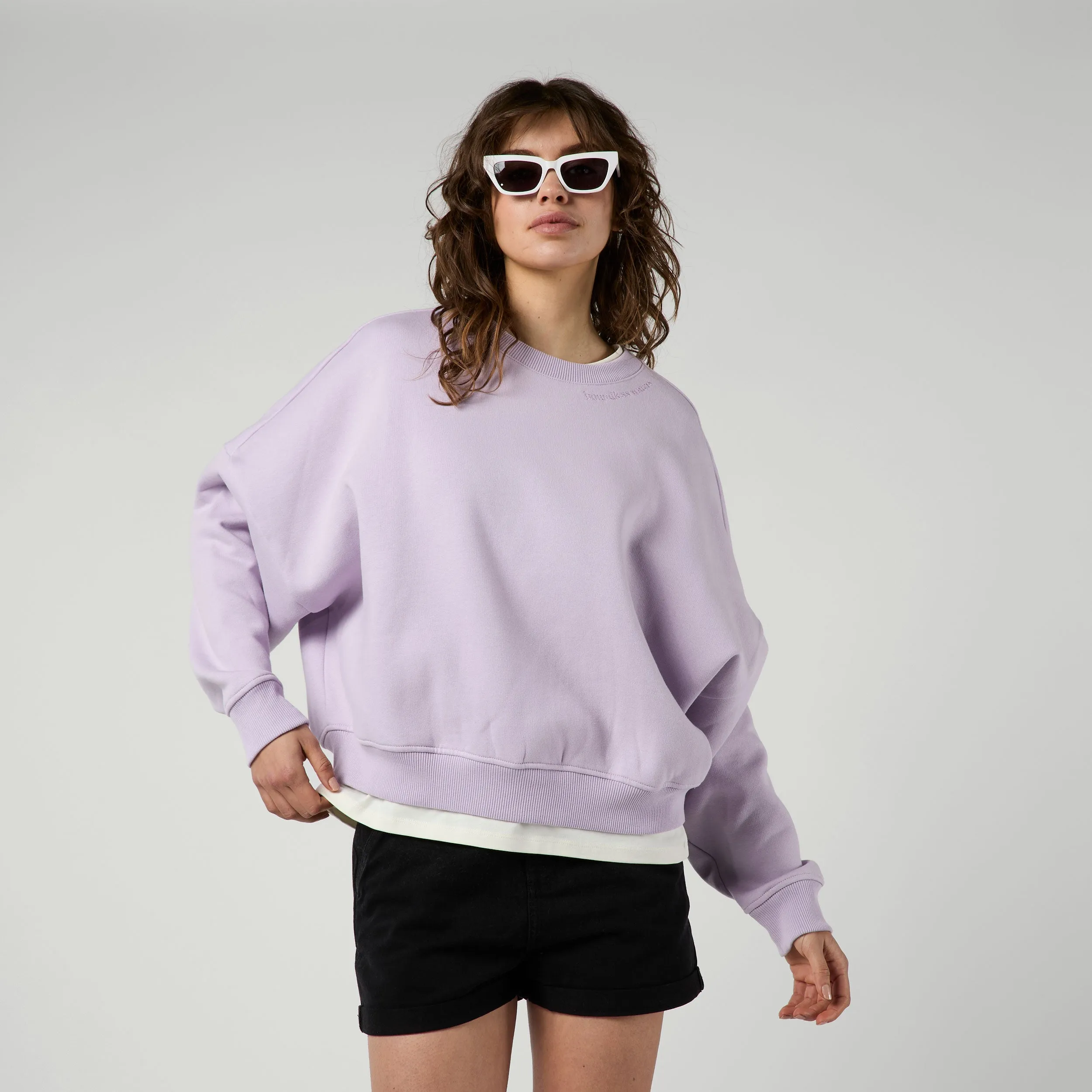 Dropped Shoulder Crew Sweat Women sold by Mystic product image thumbnail 3