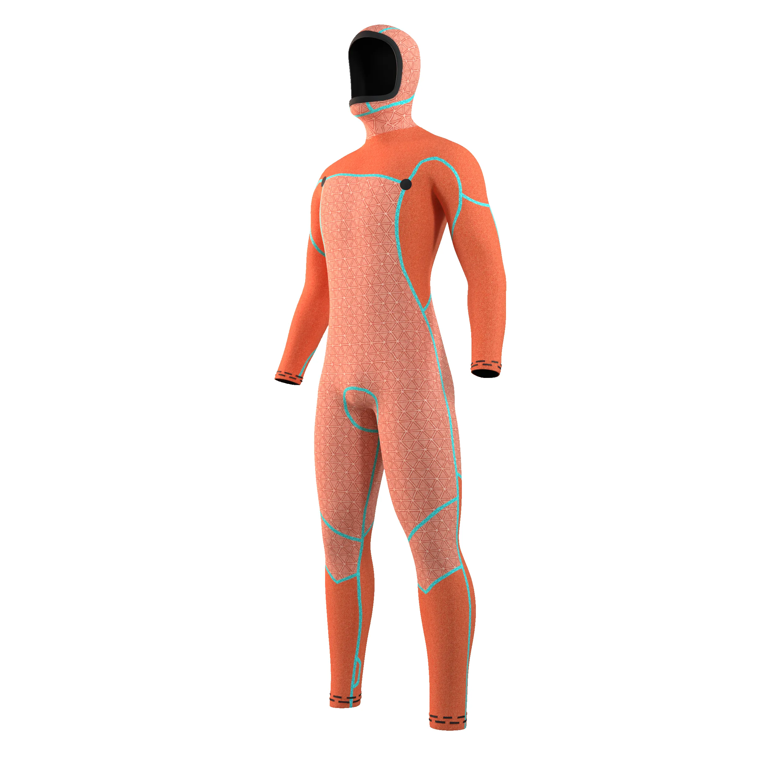 Voltt Hooded Fullsuit 6/4/3mm Fzip sold by Mystic product image thumbnail 3