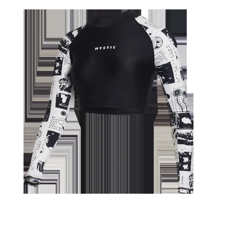 Jayde L/S Crop Rashvest sold by Mystic