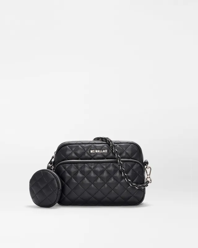 Black Quilted Leather Small Metro Camera Bag sold by MZ Wallace
