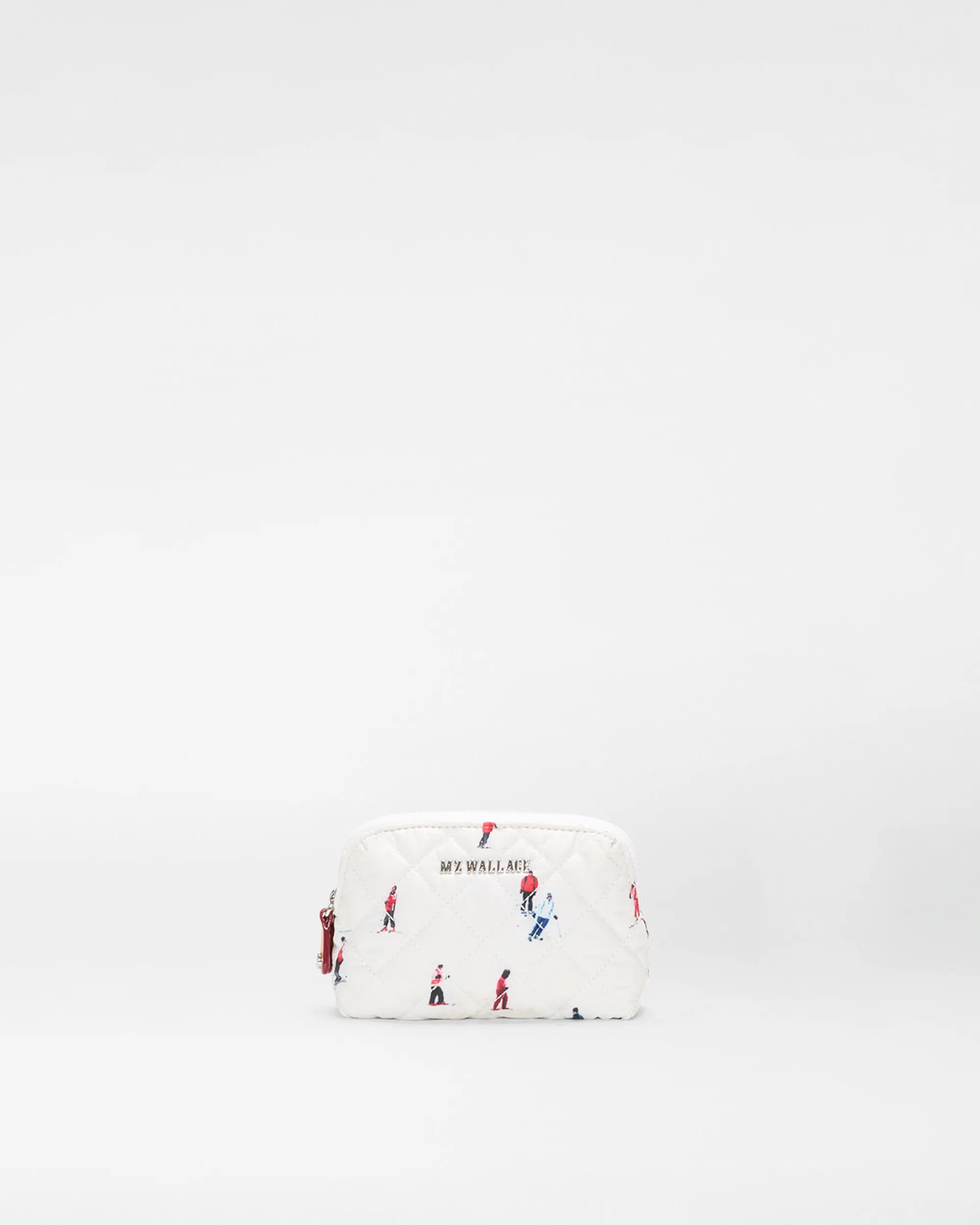 Dede Ski Print Mini Double Zip Cosmetic sold by MZ Wallace