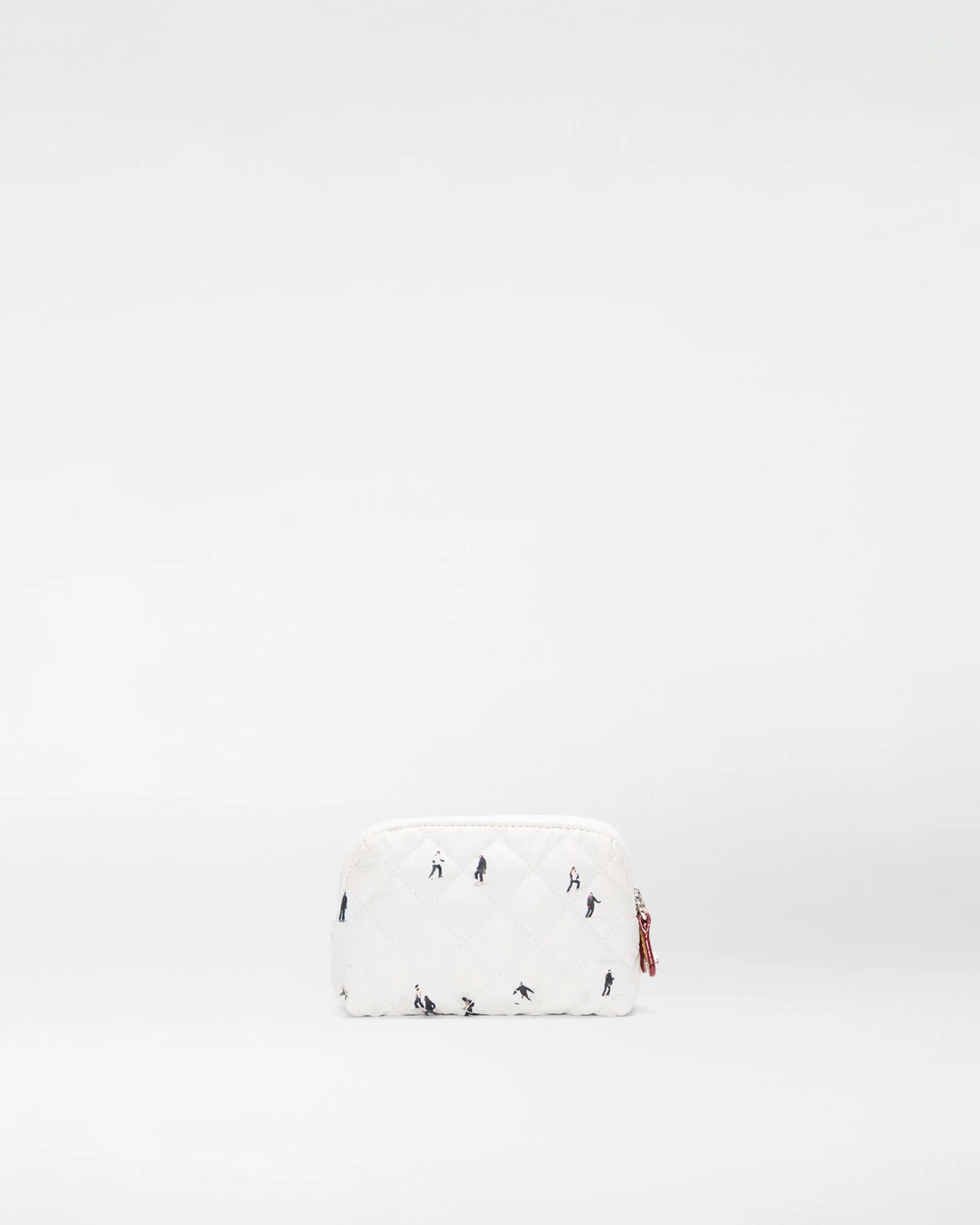 Dede Ski Print Mini Double Zip Cosmetic sold by MZ Wallace product image thumbnail 3