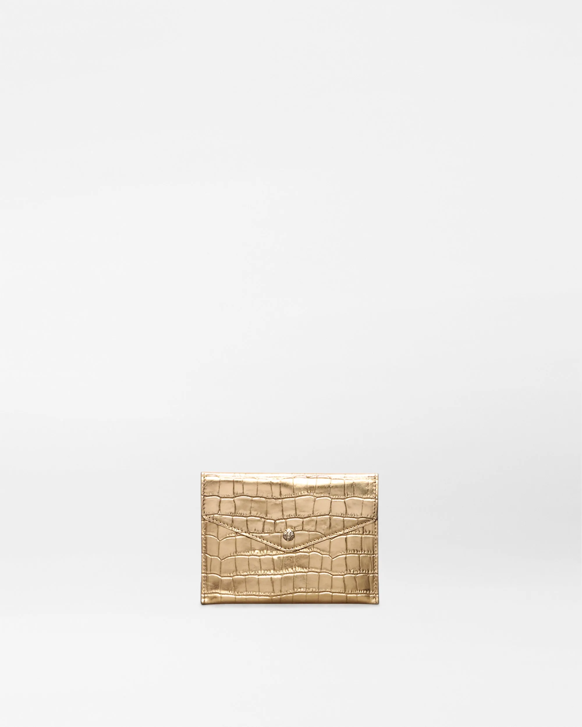 Gold Croc Effect Greta sold by MZ Wallace