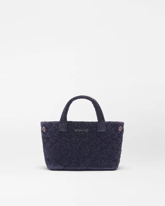 Midnight Shimmer Mini City Tote sold by MZ Wallace