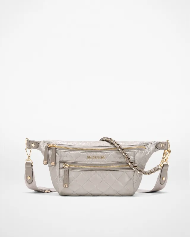 Sable Pearl Metallic Small Crosby Crossbody Sling sold by MZ Wallace