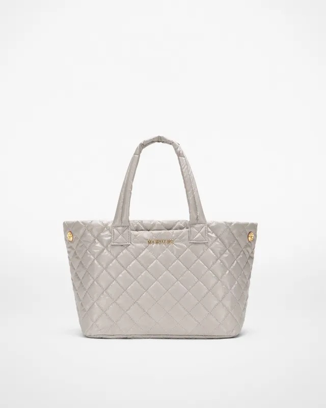 Sable Pearl Metallic Small Metro City Tote sold by MZ Wallace