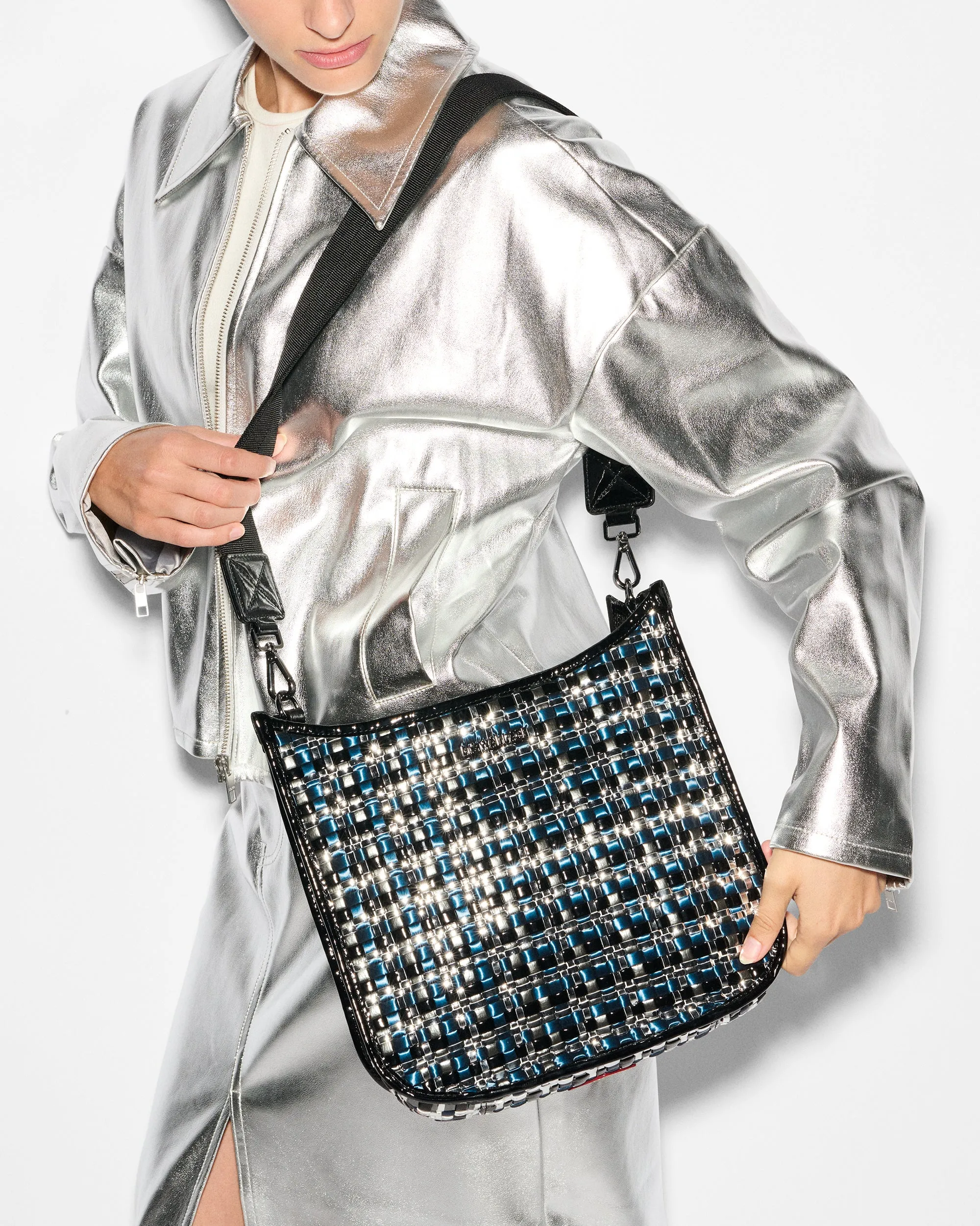Midnight Woven Woven Box Crossbody sold by MZ Wallace product image thumbnail 2