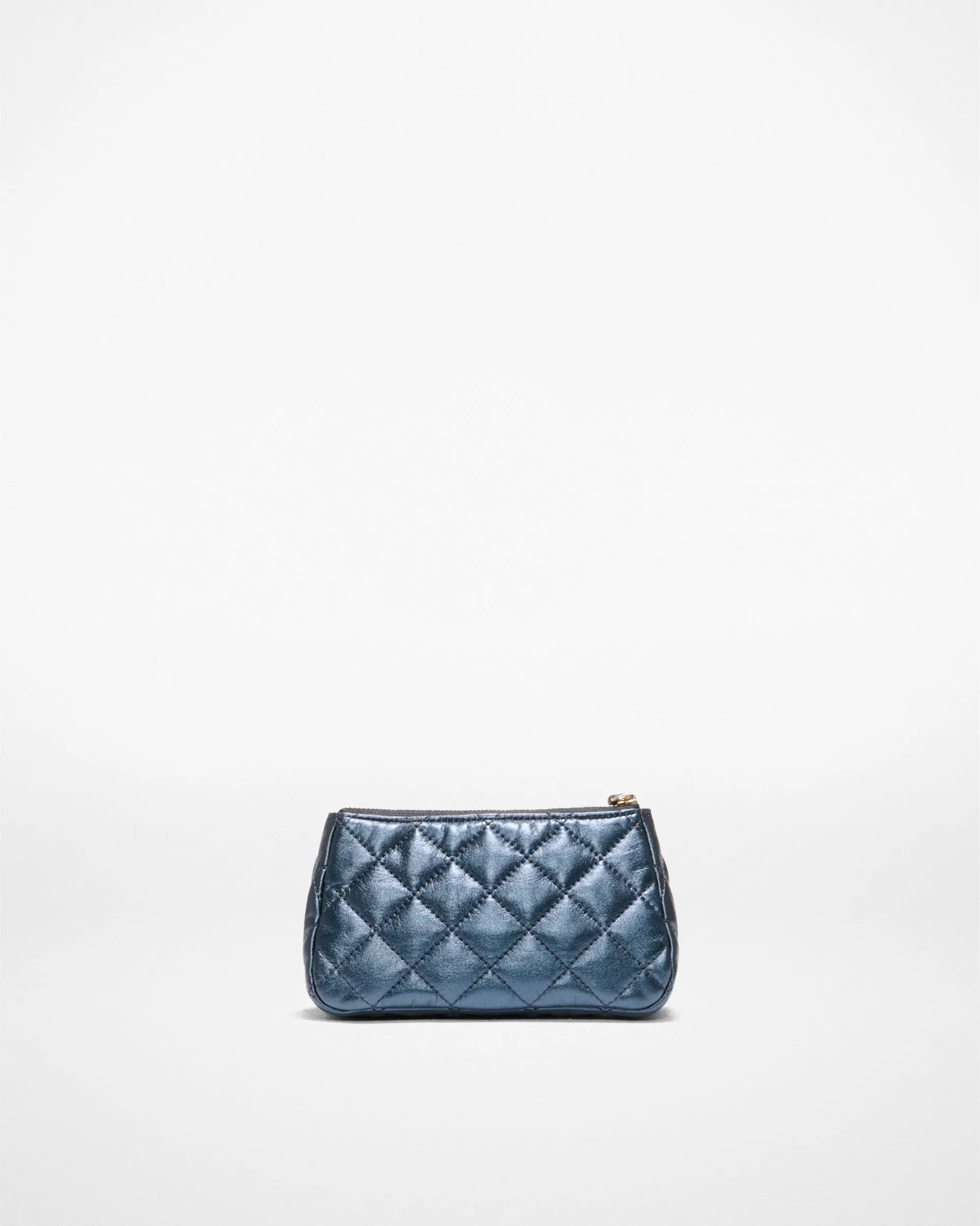 Midnight Metallic Leather Small Luna Cosmetic sold by MZ Wallace product image thumbnail 3