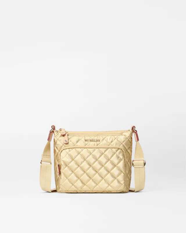 Light Gold Pearl Metro Scout Crossbody Deluxe sold by MZ Wallace